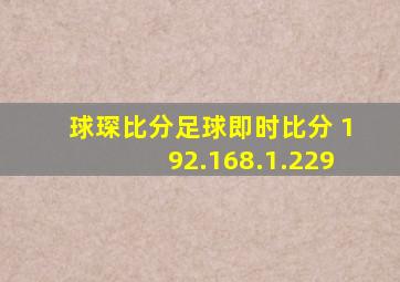 球琛比分足球即时比分 192.168.1.229